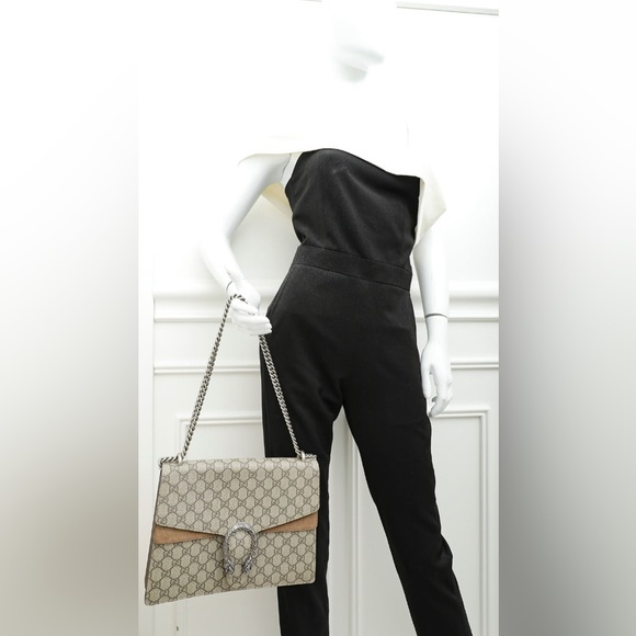 Gucci Dionysus GG Canvas Chain Shoulder Bag with Crystals - Picture 6 of 6